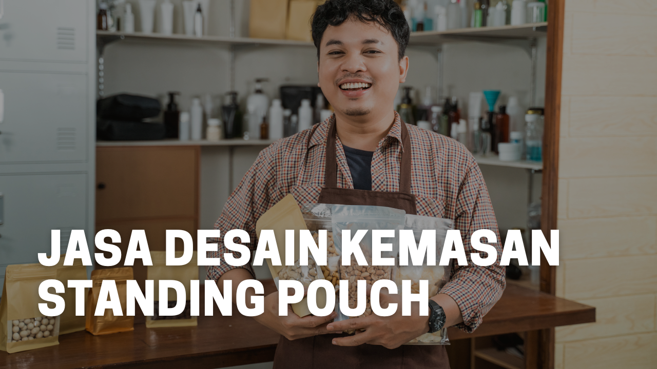 Jasa desain kemasan standing pouch