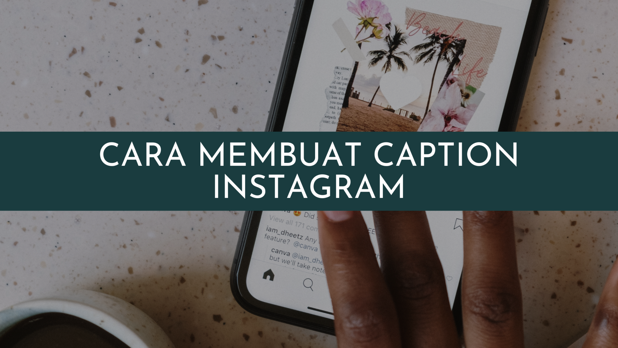 Cara membuat caption Instagram
