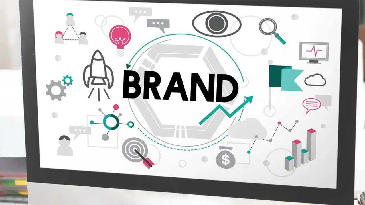 Branding visual yang konsisten untuk media sosial bisnis