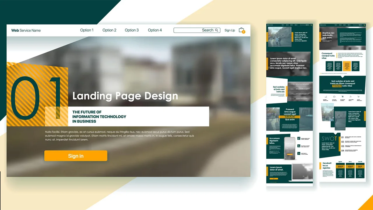 Proses pembuatan landing page profesional untuk kampanye Google Ads